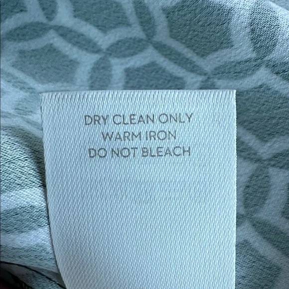 BODEN Tall Caftan Dress Green & White Geometric Patterned Tunic Dress Size 12L - Picture 10 of 10